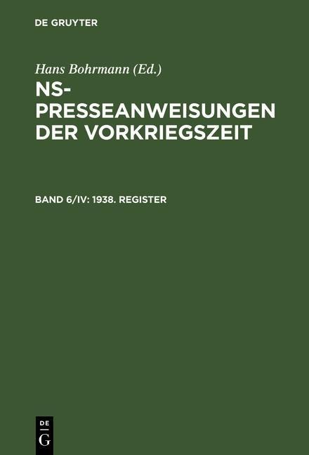 1938. Register - 