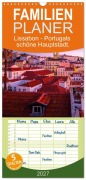 Cover-Bild zum Titel 'Familienplaner 2027 - Lissabon - Portugals schöne Hauptstadt. mit 5 Spalten (Wandkalender, 21 x 45 cm) CALVENDO' von 'Sf'