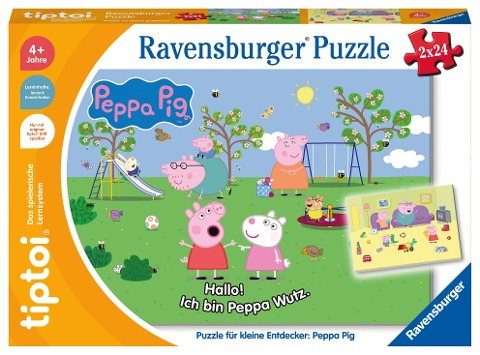 tiptoi® Puzzle für kleine Entdecker: Peppa Pig - 2x24 Teile - 