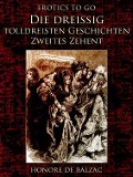 Cover-Bild zum Titel 'Die dreißig tolldreisten Geschichten - Zweites Zehent' von 'Honoré de Balzac'