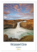 Wasserfälle auf Island (Wandkalender 2024 DIN A3 hoch), CALVENDO Monatskalender - Rainer Großkopf
