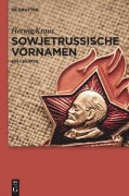 Cover-Bild zum Titel 'Sowjetrussische Vornamen' von 'Herwig Kraus'