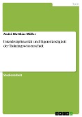 Interdisziplinarität und Eigenständigkeit der Trainingswissenschaft - André Matthias Müller