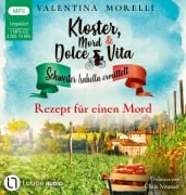 Cover-Bild zum Titel 'Kloster, Mord und Dolce Vita - Rezept für einen Mord' von 'Valentina Morelli'
