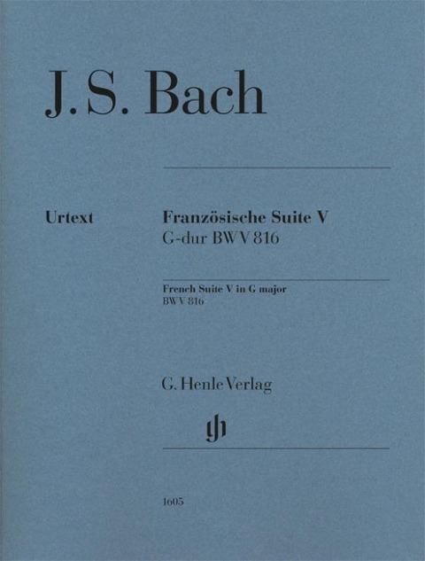 Johann Sebastian Bach - Französische Suite V G-dur BWV 816 - Johann Sebastian Bach