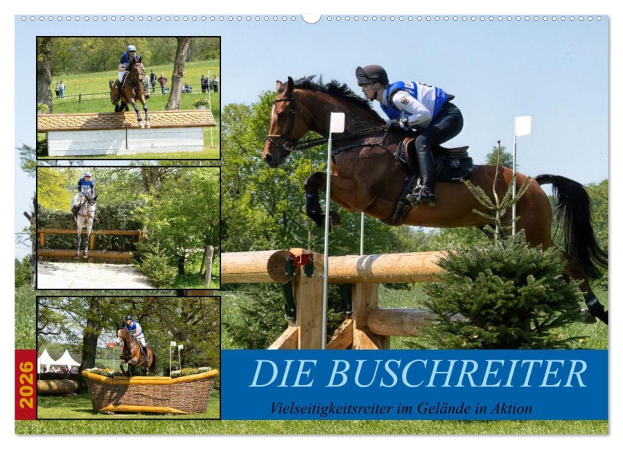 Die Buschreiter (Wandkalender 2026 DIN A2 quer), CALVENDO Monatskalender - Marion Sixt