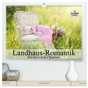 Landhaus-Romantik. Die Farben des Sommers (hochwertiger Premium Wandkalender 2025 DIN A2 quer), Kunstdruck in Hochglanz - Elisabeth Stanzer