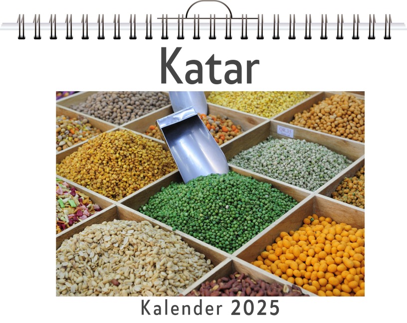 Katar - (Wandkalender 2025, Kalender DIN A4 quer, Monatskalender im Querformat mit Kalendarium, das perfekte Geschenk) - Florian Braun