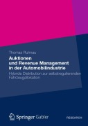 Cover-Bild zum Titel 'Auktionen und Revenue Management in der Automobilindustrie' von 'Thomas Ruhnau'