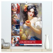 Cover-Bild zum Titel 'Zauberhafte Märchenillustrationen im Romantik-Stil (hochwertiger Premium Wandkalender 2026 DIN A2 hoch), Kunstdruck in Hochglanz' von 'Rose Hurley'
