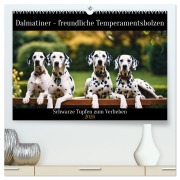 Cover-Bild zum Titel 'Dalmatiner - freundliche Temperamentsbolzen (hochwertiger Premium Wandkalender 2026 DIN A2 quer), Kunstdruck in Hochglanz' von 'Claudia Kleemann'