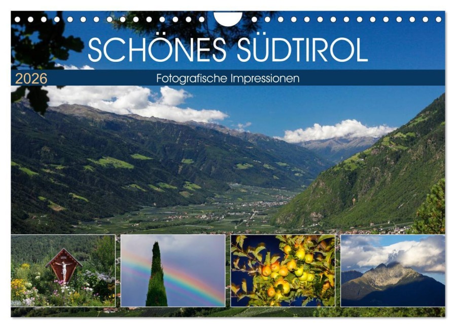 Schönes Südtirol (Wandkalender 2026 DIN A4 quer), CALVENDO Monatskalender - Anette/Thomas Jäger