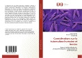 Cover-Bild zum Titel 'Considérations sur la tuberculose humaine et bovine' von 'Hanène Smadhi, Mohamed Fethi Diouani, Ahmed Rejeb'
