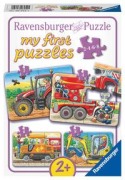 Cover-Bild zum Titel 'Bei der Arbeit. My first Puzzles. 4 Motive' von ''