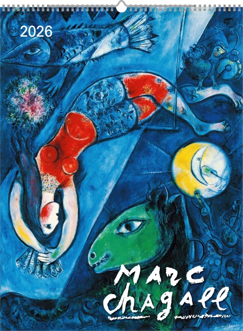 Marc Chagall 2026 - Bild-Kalender 42x56 cm - Kunst-Kalender - 5-Farbdruck - Wand-Kalender - Malerei - Alpha Edition - 