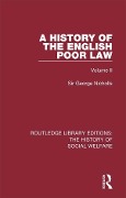 Cover-Bild zum Titel 'A History of the English Poor Law' von 'George Nicholls'