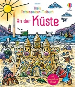 Cover-Bild zum Titel 'Mein Farbenzauber-Malbuch: An der Küste' von 'Lizzie Cope'