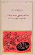 Cover-Bild zum Titel 'Athen und Jerusalem' von 'Leo Schestow'