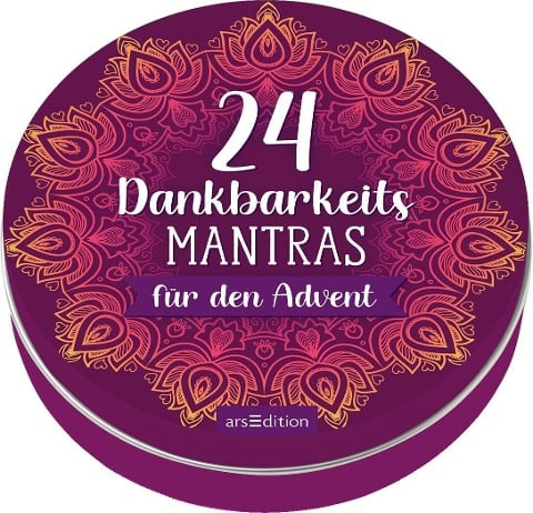 Adventskalender in der Dose. 24 Dankbarkeitsmantras für den Advent - 