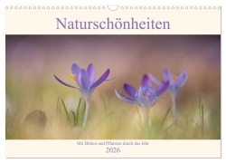 Cover-Bild zum Titel 'Naturschönheiten - mit Blüten und Pflanzen durch das Jahr (Wandkalender 2026 DIN A3 quer), CALVENDO Monatskalender' von 'Sabine Böke-Bergau'