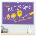 12 x WITZE-Spaß - Bastelkalender (hochwertiger Premium Wandkalender 2025 DIN A2 quer), Kunstdruck in Hochglanz - ROTH-Design ROTH-Design