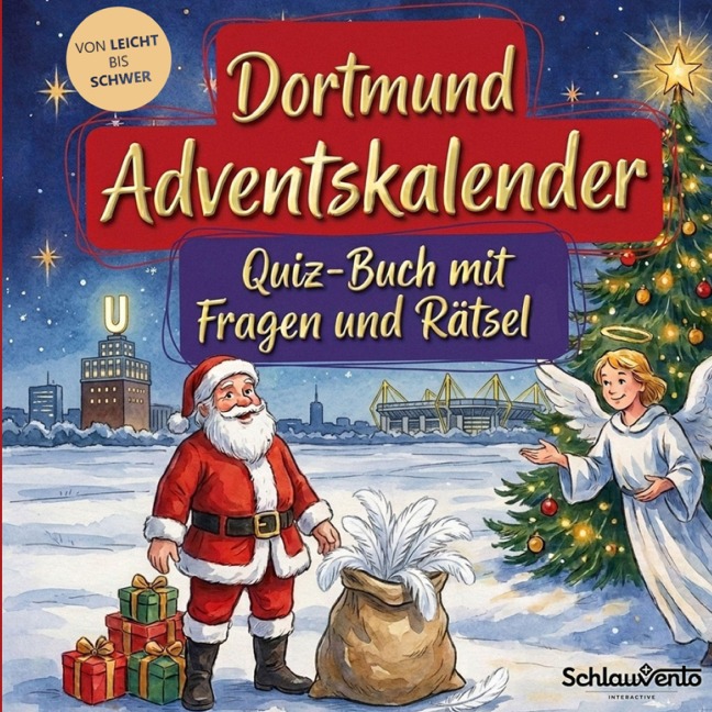 Dortmund-Adventskalender: Quiz-Buch mit Fragen und Rätsel - Schlauvento Interactive