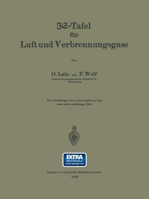 IS=Tafel für Luft und Verbrennungsgase - Otto Lutz, Friedrich Wolf