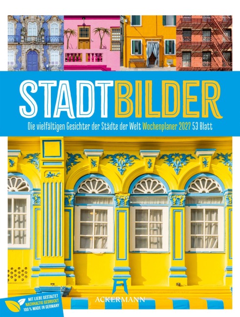 StadtBilder Wochenplaner Kalender 2027 - Ackermann Kunstverlag GmbH