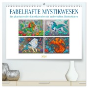 Fabelhafte Mystikwesen (hochwertiger Premium Wandkalender 2026 DIN A2 quer), Kunstdruck in Hochglanz - Kerstin Waurick