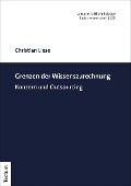 Cover-Bild zum Titel 'Grenzen der Wissenszurechnung' von 'Christian Liese'