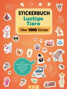 Cover-Bild zum Titel 'Stickerbuch Lustige Tiere  I Über 1000 Sticker' von ''