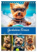 Yorkshire Terrier. Fröhliche Energiebündel in Aktion (Tischkalender 2025 DIN A5 hoch), CALVENDO Monatskalender - Rose Hurley