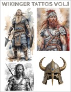 Cover-Bild zum Titel '145 Wikinger Tattoo Vorlagen (Viking Tattoos). Volume 1' von 'Otmar Trierweiler'