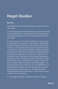 Cover-Bild zum Titel 'Hegel-Studien / Hegel-Studien' von ''