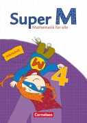 Cover-Bild zum Titel 'Super M 4. Schuljahr. Arbeitsheft mit Lernstandsseiten. Östliche Bundesländer und Berlin' von 'Christiane Audick, Heidi Dietz, Bettina Egbers, Matthia Gratzki, Klaus Heinze'