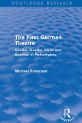 The First German Theatre (Routledge Revivals) - Michael Patterson