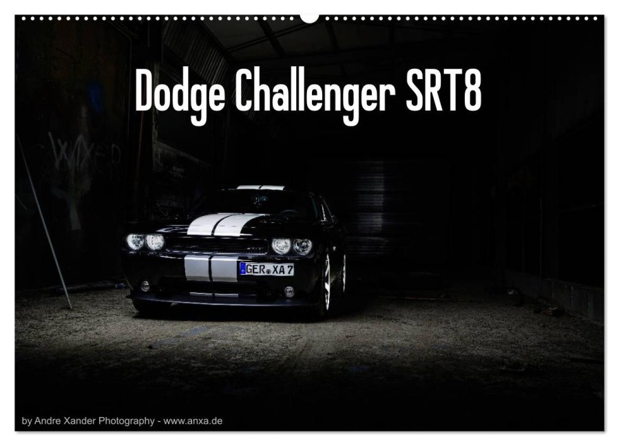 Dodge Challenger SRT8 (Wandkalender 2026 DIN A2 quer), CALVENDO Monatskalender - Andre Xander