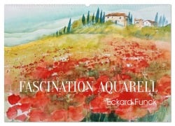 Cover-Bild zum Titel 'Faszination Aquarell - Eckard Funck (Wandkalender 2026 DIN A2 quer), CALVENDO Monatskalender' von 'Eckard Funck'