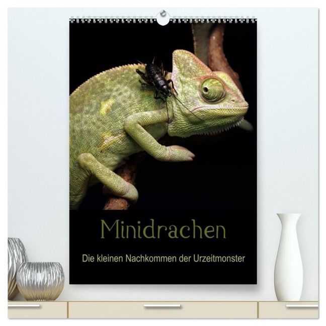 Minidrachen - Die kleinen Nachkommen der Urzeitmonster (hochwertiger Premium Wandkalender 2026 DIN A2 hoch), Kunstdruck in Hochglanz - Sigrid Enkemeier