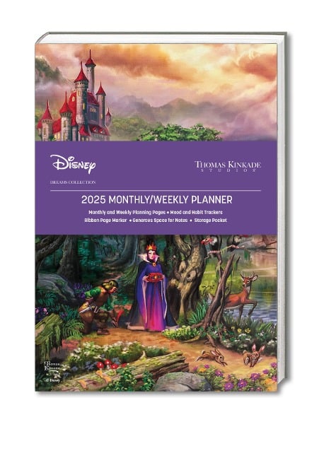 Thomas Kinkade: The Disney Dream Collection - Monats- und Wochenplaner 2025 - 