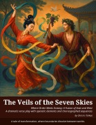Cover-Bild zum Titel 'The Veils of the Seven Skies - Where Order Meets Ecstasy' von 'Chris Tsirkas'