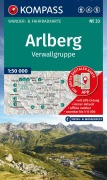 Cover-Bild zum Titel 'KOMPASS Wanderkarte 33 Arlberg, Verwallgruppe 1:50.000' von ''