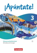 Cover-Bild zum Titel '¡Apúntate! - Spanisch als 2. Fremdsprache - Band 3 - Ausgabe 2024 - Klassenarbeitstrainer' von 'Carolina Brown, Melanie Hohmann, Manuela Franke'