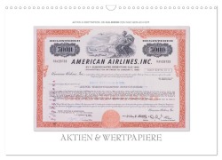 Cover-Bild zum Titel 'Aktien & Wertpapiere (Wandkalender 2026 DIN A3 quer), CALVENDO Monatskalender' von 'Ingo Gerlach'