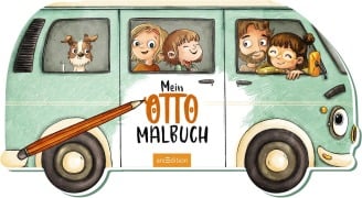 Cover-Bild zum Titel 'OTTO fährt los - Mein OTTO-Malbuch' von 'Madlen Ottenschläger'