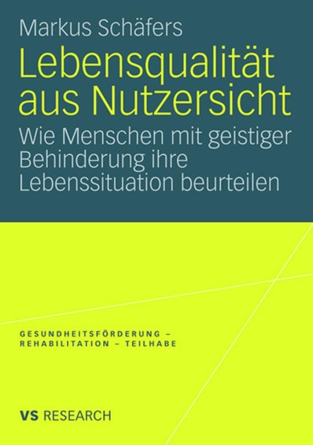 Lebensqualität aus Nutzersicht - Markus Schäfers