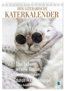 Cover-Bild zum Titel 'Der literarische Katerkalender (Tischkalender 2026 DIN A5 hoch), CALVENDO Monatskalender' von 'Calvendo Calvendo'