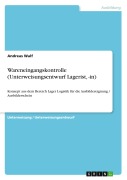 Cover-Bild zum Titel 'Wareneingangskontrolle (Unterweisungsentwurf Lagerist, -in)' von 'Andreas Wulf'