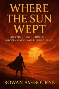 Cover-Bild zum Titel 'Where the Sun Wept: An Epic of Lost Crowns, Broken Oaths, and Burning Sands' von 'Rowan Ashbourne'