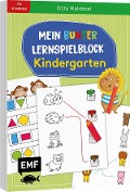 Mein bunter Lernspielblock - Kindergarten: Erste Malrätsel - 
